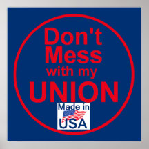 AFL UNIONS POSTER Print