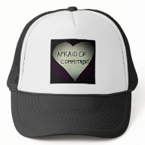 Afraid of Commitment hats by RaveNewYork Afraid of Commitment hats