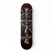 afraid of the dark custom skate board