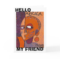 AFRICA 2, HELLO , MY FRIEND cards
