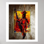 Africa Amazon Carnival Woman Warrior Posters