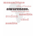 africa awareness t-shirts