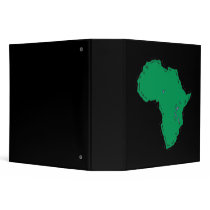 Africa 3 Ring Binder