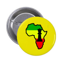 Africa Black Queen Chess Piece Pins