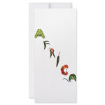 Africa Chili Peppers rack cards