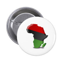 Africa Continent Pinback Buttons