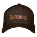 Africa Earth colors baseball cap embroidered hats