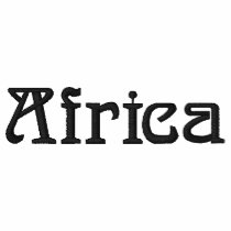 Africa Embroidered zebra sweatshirt embroidered shirts