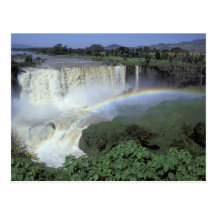 Africa, Ethiopia, Blue Nile River, Cataract. 2 Post Card