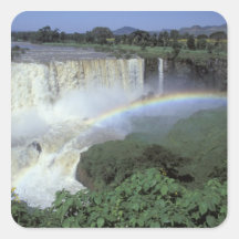 Africa, Ethiopia, Blue Nile River, Cataract. 2 Stickers