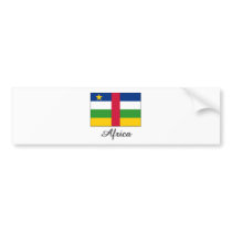 Africa Flag Design bumper stickers