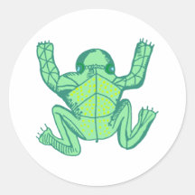Africa frog Africa frog Round Sticker