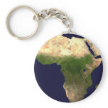 Africa From Space Keychains