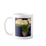 Africa From Space Coffee Mugs