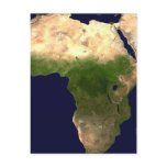 Africa From Space Postcard