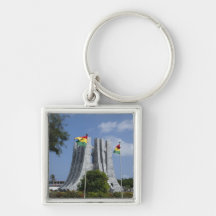 Africa, Ghana, Accra. Nkrumah Mausoleum, final 3 Keychain