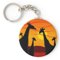 Africa-Giraffes Keychain