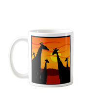 Africa-Giraffes Coffee Mugs