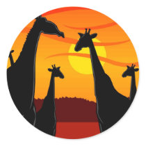 Africa-Giraffes stickers by forbes1954 Africa-Giraffes stickers