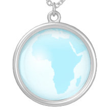 Africa Glass Globe Necklace