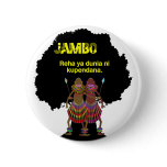 Africa hello Jambo black buttons