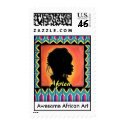 Africa Himba Girl postage by AwesomeAfricanArt Africa Himba Girl postage