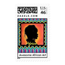 Africa Himba Girl postage