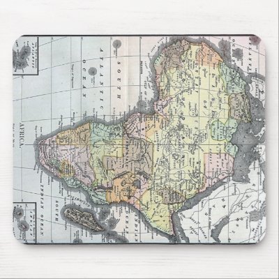 Africa in 1890 Mousepad by cooldudeproducts