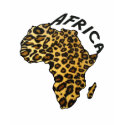 Africa leopard map Leopard print T t-shirts by Funkart Africa leopard map Leopard print T t-shirts