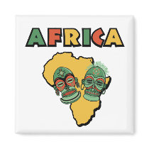 Africa magnets by holiday_tshirts Africa magnets