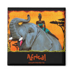"Africa!" Fridge Magnet