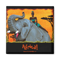 "Africa!" magnets by mareen "Africa!" magnets