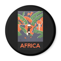 Africa Refrigerator Magnet