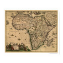 Africa Map 1688 posters
