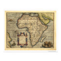 Africa Map By Ortelius 1570 posters