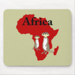 Africa meerkats mouse pad