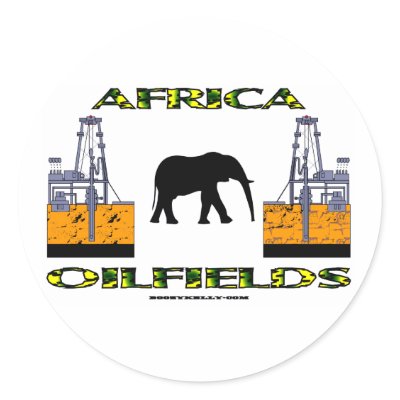 Africa Oil Fields, Oil Field Sticker by boozykelly
