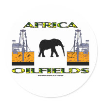 Africa Oil Fields, Oil Field Sticker
