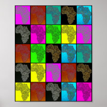 africa patwork poster