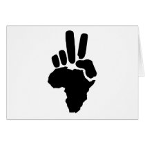 Africa Peace Greeting Cards
