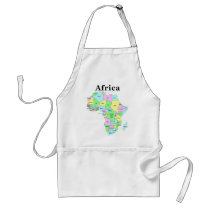 Africa - Political Map aprons by Maps_and_Charts Africa - Political Map aprons
