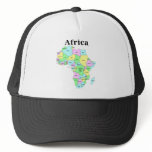 Africa - Political Map Hat