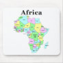 Africa - Political Map Mouse Mat