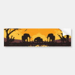 Africa safari Bumper Sticker bumper stickers