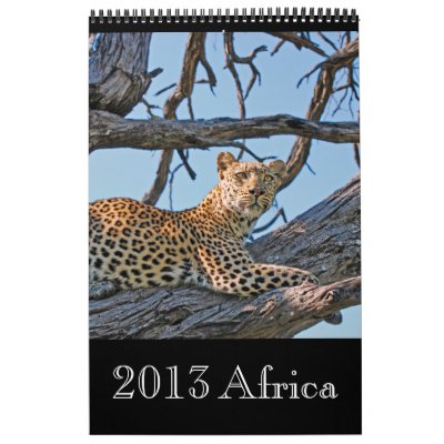 África salvaje animal 2013 (CUALQUIER AÑO) Calendario África salvaje animal 2013 (CUALQUIER AÑO) Calendario