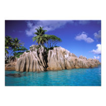 Africa, Seychelles, La Digue Island. Granite 2