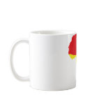 africa shape spain flag mug