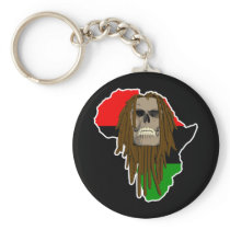 Africa Skull keychains