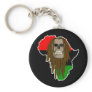 Africa Skull Keychains