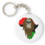 Africa Skull Keychains